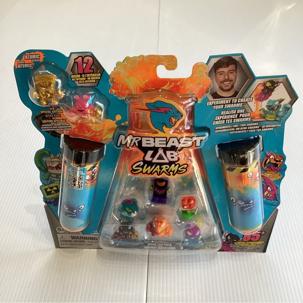 Mr. Beast Mega Lab Pack Atomic Series Swarms 12 NEW (P1)